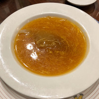 萬珍樓 本店 - 「ふかひれ姿煮 蟹卵ソース」（「錦繍宴」10,000円）