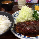 みそかつ 三和 - ひれ味噌かつ定食