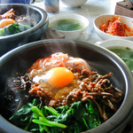 石焼ビビンバ定食(돌솥비빔밥정식)