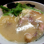 麺屋彩々 - 白鶏塩らーめん　チャーシュートッピング