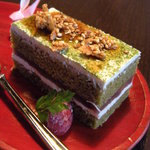カフェ 阿吽 - 【2011－10】たしか抹茶のケーキ