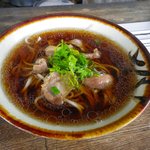 北一そば店 - あいがもの脂がいい感じ