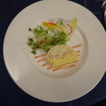 カジュアルフレンチ アミューズ - ズワイ蟹のテリーヌ　サラダ添え