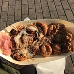 浪花屋 - たこ焼き　醤油とソースマヨネーズ