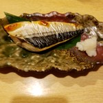 海鮮炭焼処とら太 - お通しのサバ