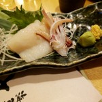 海鮮炭焼処とら太 - 函館ヤリイカ刺し