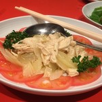 龍水楼 - 前菜　セロリと湯葉