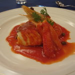 カジュアルフレンチ アミューズ - 海の幸のトマト煮込み　プッタネスカ風　127kcal