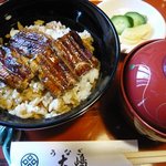 Unagi Ooshima - 共水ミニうな丼　3100円