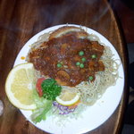 グリル万天 - カツ・スパの大盛り