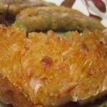 カンテサンス - 2010甘鯛　サフランとバジルの香り。鱗もパリパリ。