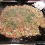 おしお - もんじゃ焼き上がり_2011-10-22