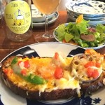 ブリコラージュ ブレッド アンド カンパニー ダイニング・カフェ - クワトロフロマージュとワイン。サンデーブランチ♡　20190203