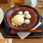 ココス - 白玉ぜんざいアイス添え～☆