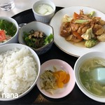 中国料理大翁 - サービスランチ（鶏肉のカキソース炒め）　810円