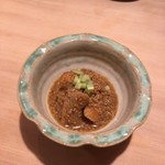 鳥とみ - 鶏皮の胡麻酢和え