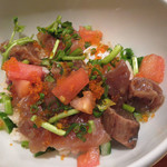 マルモキッチン - マグロ・かつお・カンパチの海鮮チラシごはん