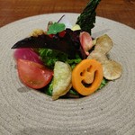 傳 - (2019年1月　訪問)定番の傳サラダ。