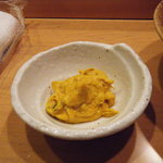 小石川 鮨亭 - 小鉢は南瓜の裏漉し。甘さ控えめで、これも美味。