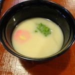 瓢亭 - 白味噌のお椀