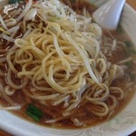 ラーメン轟 - 麺はこんな感じ