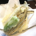 美よし野寿司 - キス天ぷら