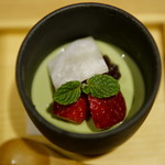 ぬる燗佐藤 - 抹茶プリン