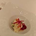 オーベルジュ・ド・リル トーキョー - ビーツジャガイモ鱈のポシェ