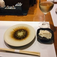 炭火焼鳥 いこか - 豆腐と白ワイン