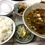 ドライブイン　峠屋 - 豚汁定食