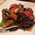 上海豫園 - 牛肉の黒胡椒炒め