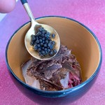 プレゼンテ スギ - ⑫トリュフ＋キャヴィア＋鯛＋古代米＋卵＝Bouno