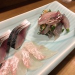 安楽子 - アジ、〆鯖、鯛