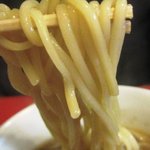 麺屋 武吉 - 麺は太麺大阪から取り寄せ