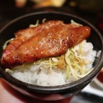 とんかつ マンジェ - 最後のオンザライス。。
      堪能させて頂きました！！！