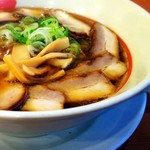 Kourakuen - 豚バラチャーシュー麺。Japanese Chasyumen.