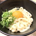 手打うどん がんちゃん - かま玉(温) 300yen