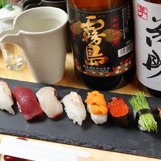 Savor the seasonal ingredients. Developing “Edomae sushi” that takes advantage of the best ingredients