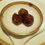 レ セゾン - 11.10.29雷鳥のアンペリアル風 栗の粉で作ったスペツレにトリュフのシャンティイ