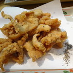 小鍋屋いさきち - 鶏皮の天ぷら
