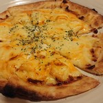 若大将 - チーズピザ。めっちゃ旨かった！