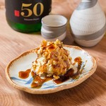 立ち呑みとうどん みのり - 名物ポテトサラダ