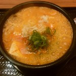 カルビ丼とスン豆腐専門店 韓丼 - 「牡蠣スン豆腐」