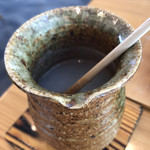 Soba Azuma - ポタージュまで行かない、柔らかめ濃いめな蕎麦湯♡おいしい！
