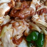 八福 - 回鍋肉汗ばむ辛さ、美味しい。