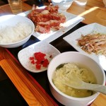 八福 - 油淋鶏ランチ（棒棒鶏）