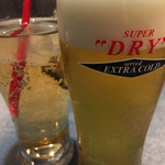 名古屋コーチンと海鮮和食 夜景個室居酒屋 凛 - エクストラコールドとジンジャーエール