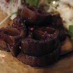 ワイン食堂 金の髭 - レンコンのバルサミコ