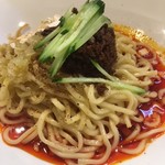 成都正宗担々麺 つじ田 - 成都汁なし担々麵・麻辣レベル3