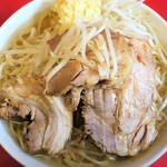 ラーメン二郎 - ラーメン小＋ニンニク多め